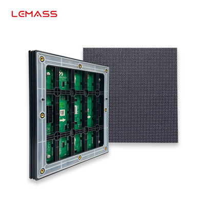 وحدة شاشة LED الخارجية P6 بالألوان الكاملة مقاس 192 × 192 مم تدعم شاشة HDR ثلاثية الأبعاد