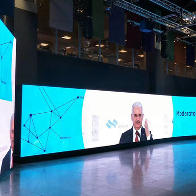 ODM P2.5 شاشة خزانة LED داخلية 640 × 480 مم 3840 هرتز معدل تحديث عالٍ