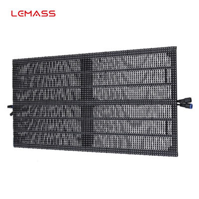 شفافة P6.9 تأجير شاشة LED مجلس الوزراء المضادة للنتوء مع هيكل من ألياف الكربون