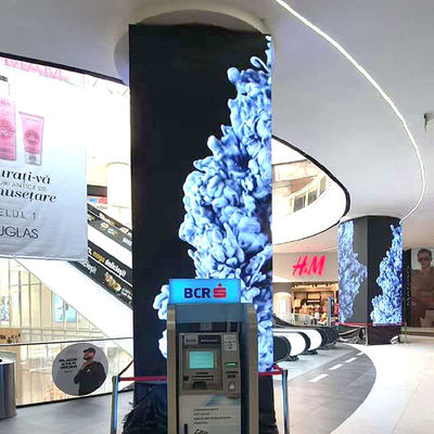 شاشة LED منحنية ناعمة التشكيل P1.2 بزاوية عرض 160 درجة