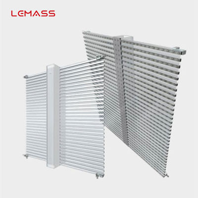 P31 شاشة عرض LED شفافة بمرحلة 1000 × 1000 مم بإطار من الألومنيوم