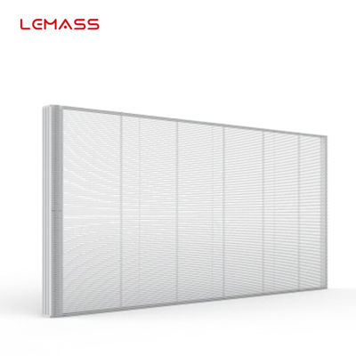 شاشة عرض LED إبداعية كبيرة P20.8 شفافة للإعلان عن التصميم التصميمي والتصميمي