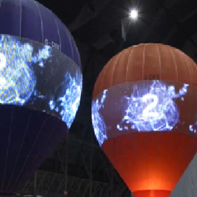شاشة عرض LED إبداعية 18 × 18 نقطة مضيئة مقاومة للحريق في الهواء الطلق مقاومة للماء