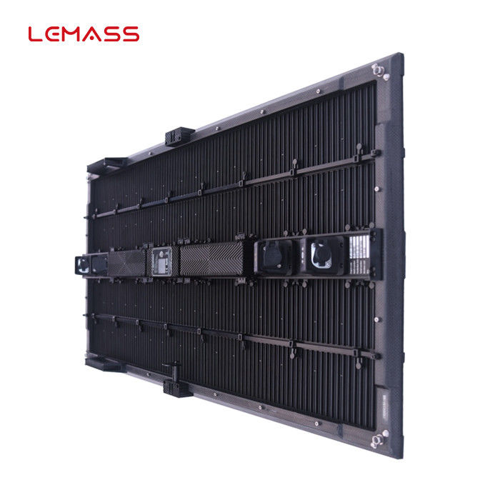 شاشة LED للإيجار الخارجية المضادة للأشعة فوق البنفسجية P10.4D ، صيانة أمامية من سلسلة LMS-CLM 500 * 1000 مم