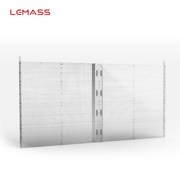 شاشة عرض LED إبداعية P2.6 SMD 2108 ، شاشة LED شفافة معيارية خارجية